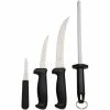 LEM Products 4 Piece Mundial Hunters Kit 2 LEM Products 4 Piece Mundial Hunters Kit -outdoor camping shop opplanet lem products 4 piece mundial hunters kit high carbon stain free steel blade polypropylene black handle 99 main