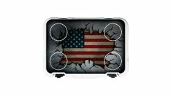 Mammoth Coolers Cruiser USA Flag Decal Wrapped Hard Cooler -outdoor camping shop opplanet mammoth coolers cruiser 20 hard cooler usa flag decal wrapped white mc20w nl flag dw av 3