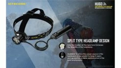 Nitecore HU60 CREE XP-G3 S3 Focusable Headlamp W/NPB1 Power Bank -outdoor camping shop opplanet nitecore hu60 1600 lumen focusable headlamp with npb1 power bank black 6952506406227 av 4