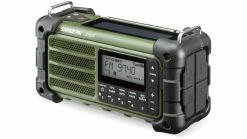 Sangean AM/FM-RDS/Bluetooth/AUX/Weather Alert Multi-Powered Digital Tuning Radio -outdoor camping shop opplanet sangean am fm rds bluetooth aux weather alert multi powered digital tuning radio forest green mmr 99 av 3