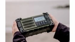 Sangean AM/FM-RDS/Bluetooth/AUX/Weather Alert Multi-Powered Digital Tuning Radio -outdoor camping shop opplanet sangean am fm rds bluetooth aux weather alert multi powered digital tuning radio forest green mmr 99 av 8