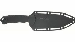 Schrade Steel Driver Fixed Blade -outdoor camping shop opplanet schrade steel driver fixed blade knife 4 75in aus 8 steel blade black g10 handle black 1136030 av 2