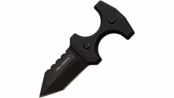 Tac-Force TAC Force Spear Point Fixed Blade Knife -outdoor camping shop opplanet tac force push dagger black knife 2 black finish 3cr13 stainless blade black g10 handle tf fix013bk main