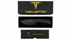 Takumitak Companion Fixed Blade Knife 44 Takumitak Companion Fixed Blade Knife -outdoor camping shop opplanet takumitak companion fixed blade knife 4in d2 drop point g10 handle black stonewash tkf212sw av 10
