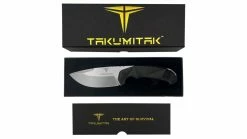 Takumitak Companion Fixed Blade Knife 45 Takumitak Companion Fixed Blade Knife -outdoor camping shop opplanet takumitak companion fixed blade knife 4in d2 drop point g10 handle silver tkf212sl av 10